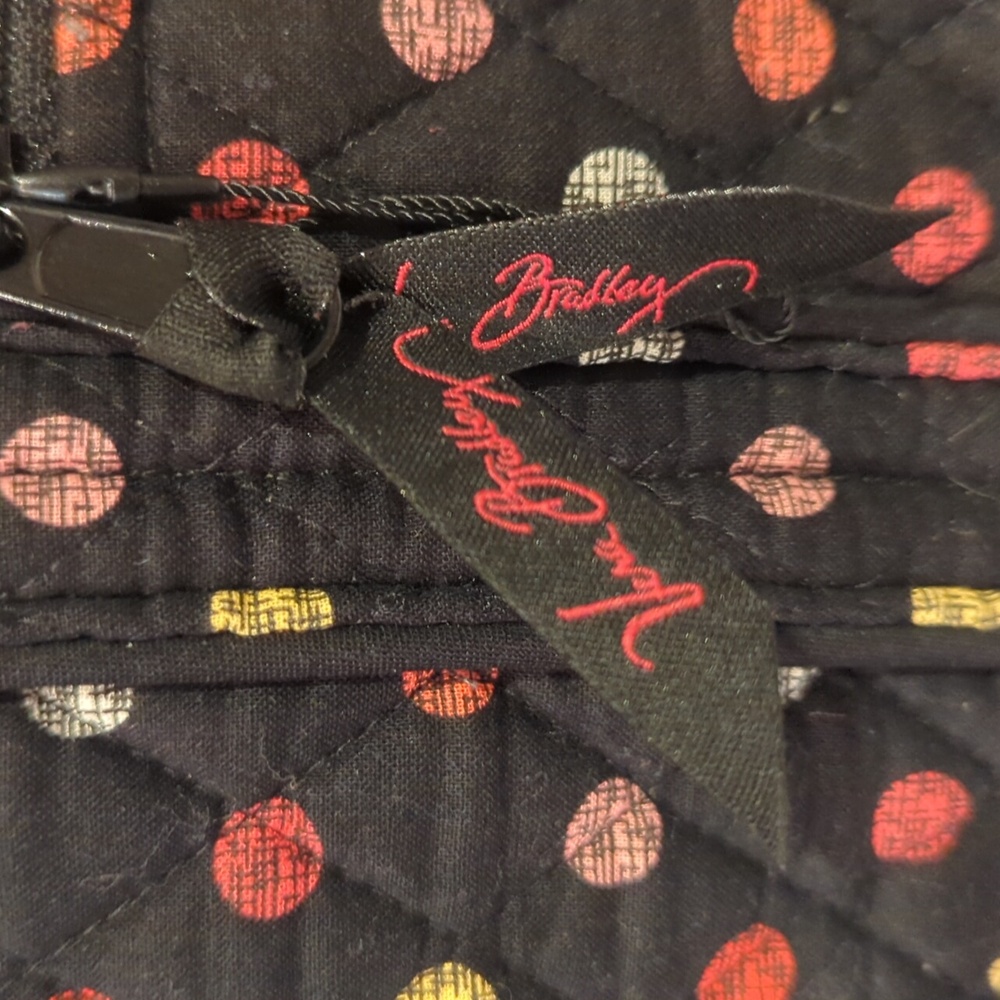 Vera Bradley Villager Havanna Dot Quilted Tote/Shoulder Bag - Picture 3 of 10
